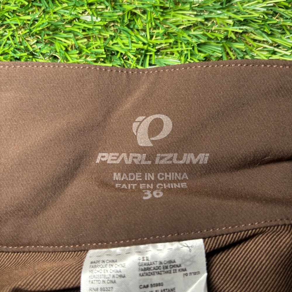 Pearl Izumi Mens Brown Mountain Biking Shorts Size 36 Adjustable Waist MTB Trail - Picture 6 of 10